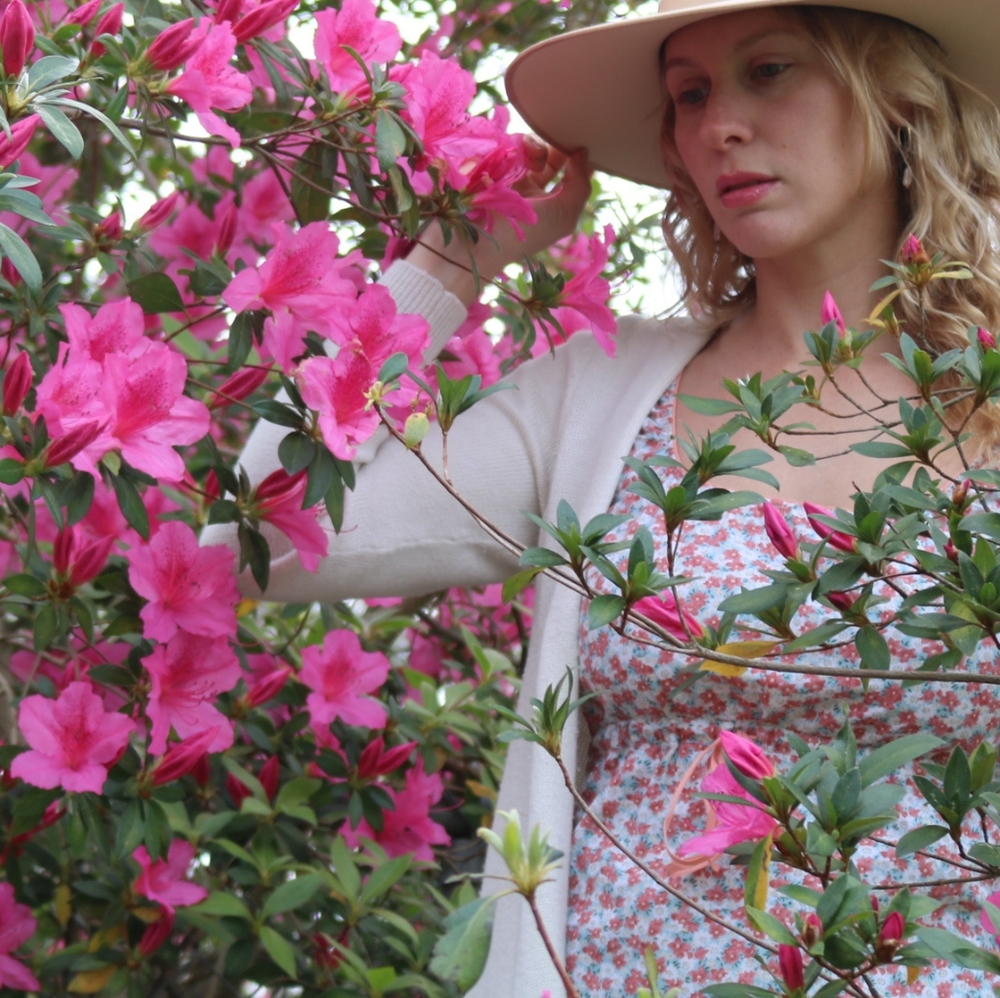 Floral cotton dress